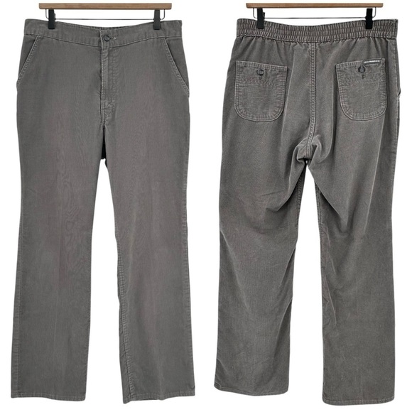 Levi's Pants - Vintage 80s Levi's Corduroy Pants High Rise Straight Leg Loose Fit Gray | 33"